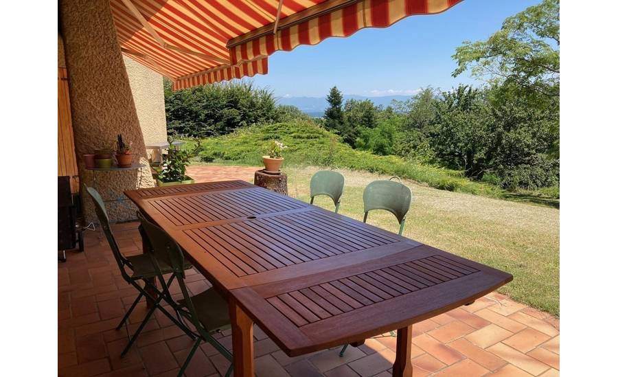 Terrasse du gîte