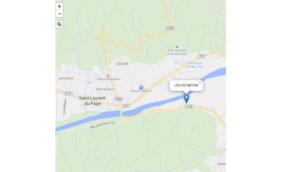 photo localisation du gite Chabriol se trouve au lieu dit Moyon sur Beauchastel