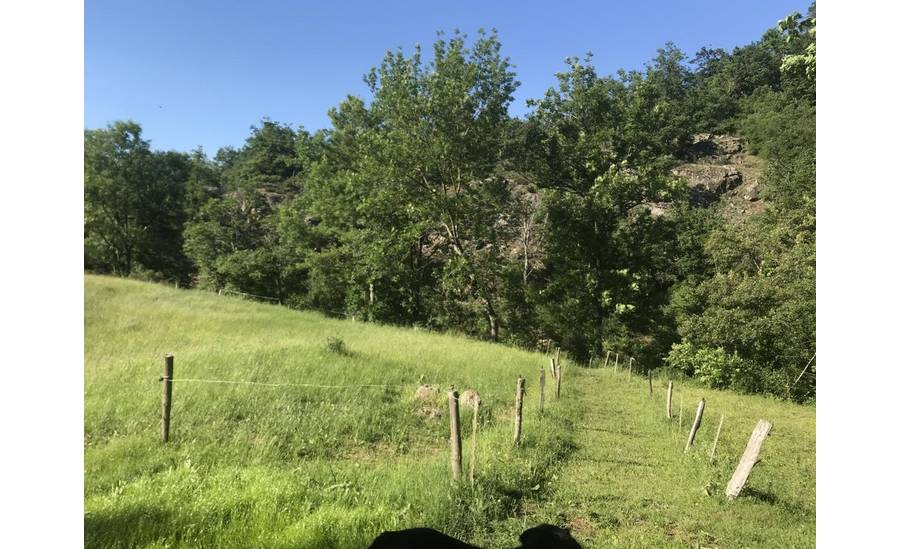 Accès à la rivière depuis le jardin commun