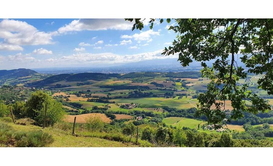 Vue depuis le gîte