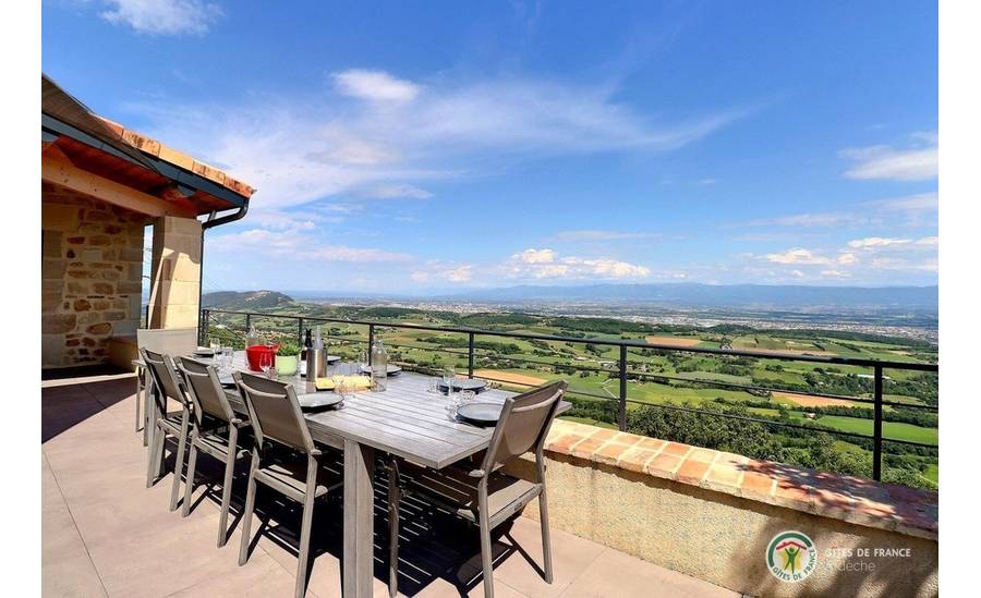 Terrasse avec vue panomarique