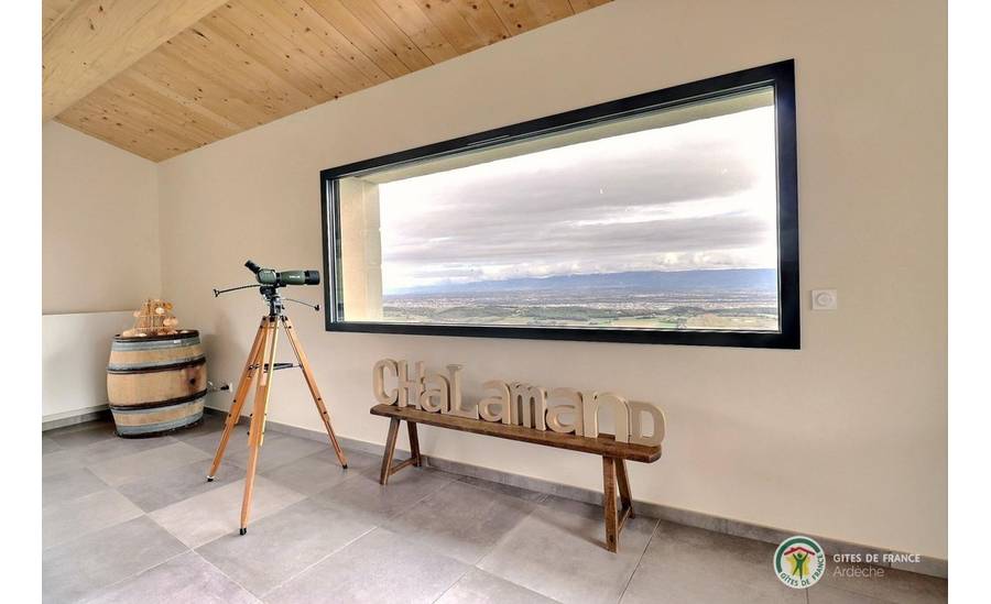 Vue panoramique depuis la pièce de vie