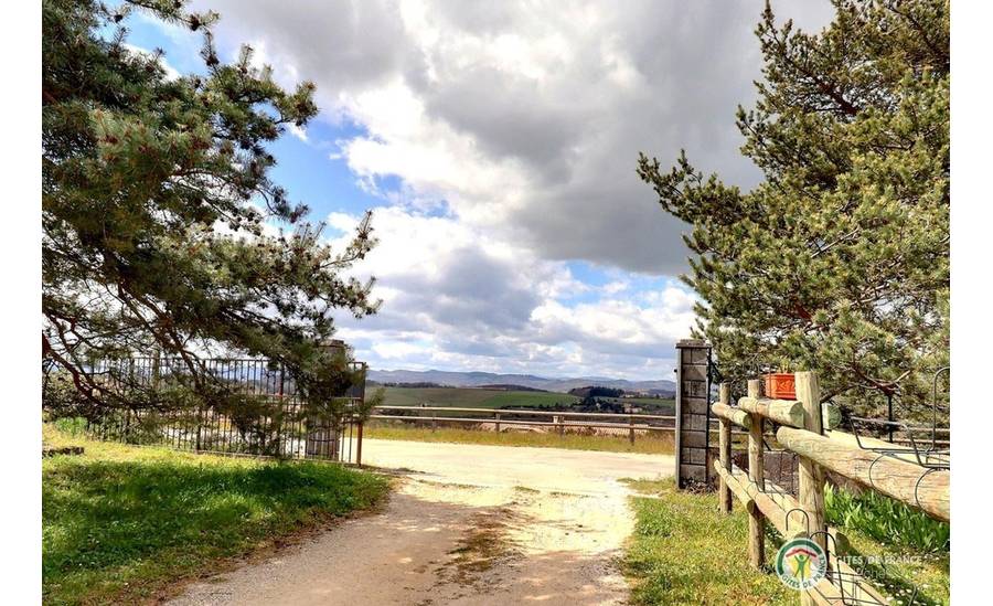 Chemin d'accès au gîte